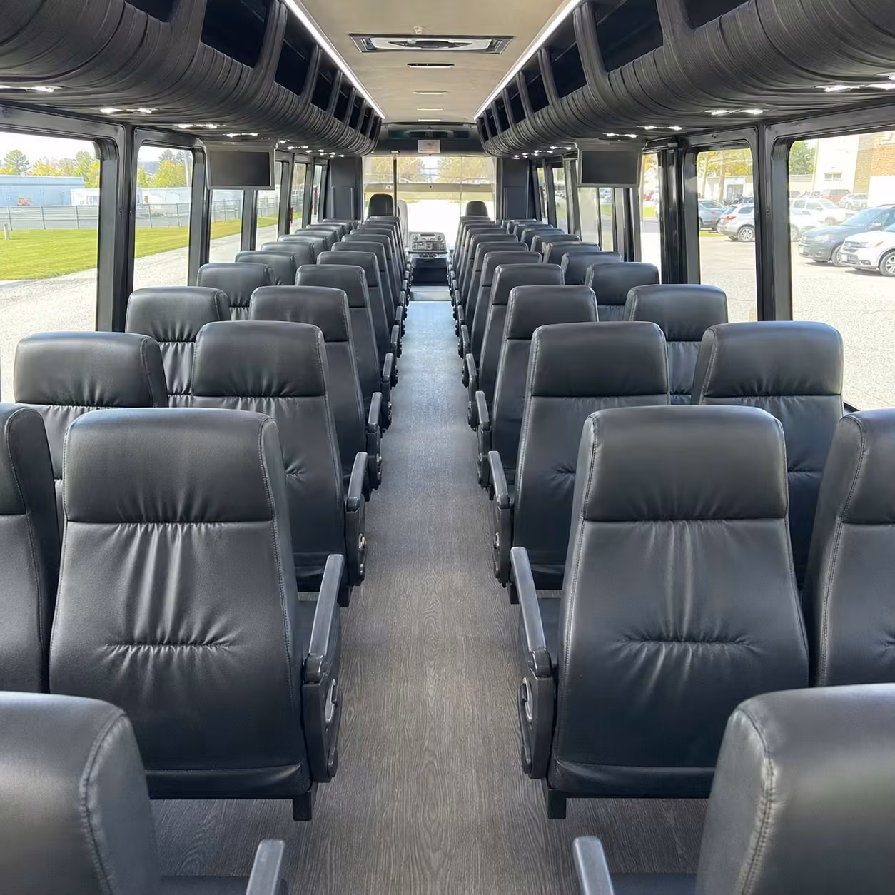 15 35 passenger minibus interior